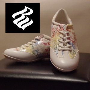 🌈 Vintage ROCAWEAR Sneakers w/ Rainbow Pattern